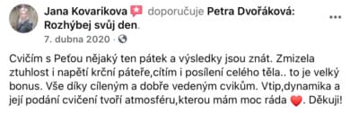 Petra Dvořáková - Pilates a zdravá strava