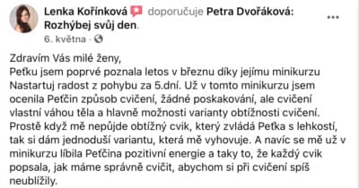 Petra Dvořáková - Pilates a zdravá strava